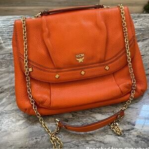MCM chain shoulder or cross body bag EUC